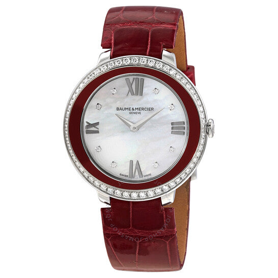 Baume Et Mercier, Promesse Mother of Pearl Dial Ladies Watch 10200