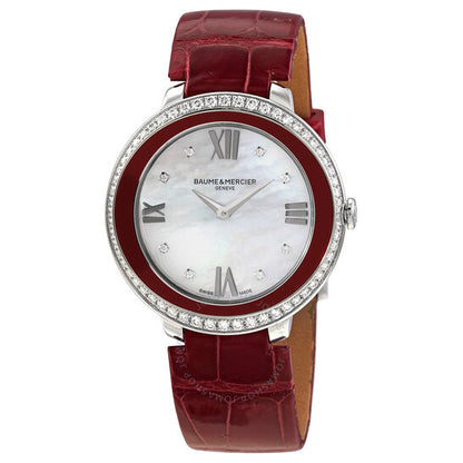 Baume Et Mercier, Promesse Mother of Pearl Dial Ladies Watch 10200
