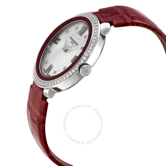 Baume Et Mercier, Promesse Mother of Pearl Dial Ladies Watch 10200