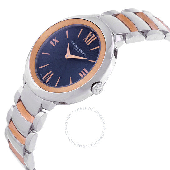 بوم إيه ميرسييه، ساعة بروميس كوارتز بمينا أزرق للسيدات