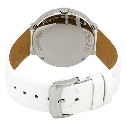 بوم إيه ميرسييه، ساعة بروميس بمينا فضي للسيدات 10177