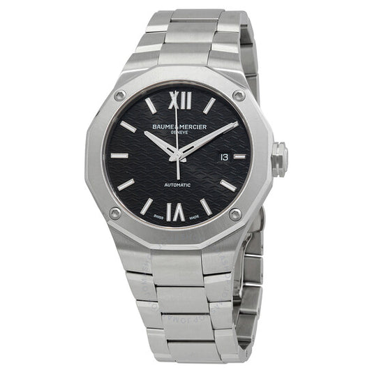 ساعة بوم إي ميرسييه ريفييرا أوتوماتيكية للرجال بمينا أسود M0A10621