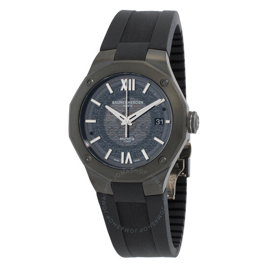 ساعة بوم إي ميرسييه ريفييرا بوماتيك أوتوماتيكية بمينا أسود للرجال