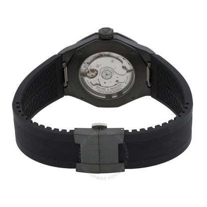 ساعة بوم إي ميرسييه ريفييرا بوماتيك أوتوماتيكية بمينا أسود للرجال