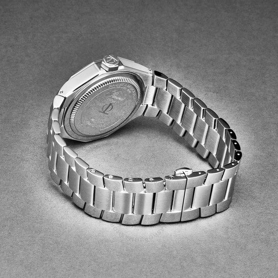 Baume Et Mercier, RIVIERA ساعة رجالية بمينا فضي