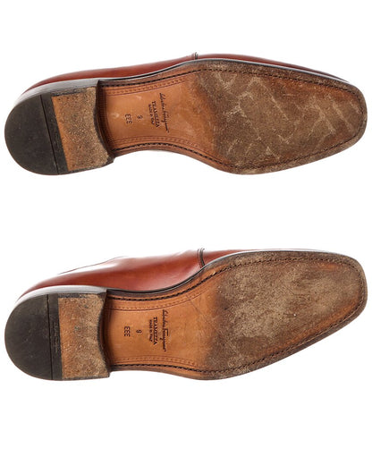 ferragamo royal wax leather loafer (authentic pre-loved)