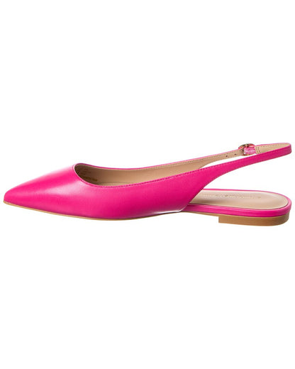 mara leather slingback flat