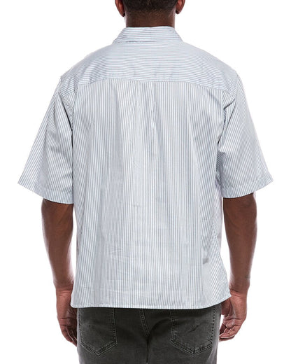 striped poplin shirt
