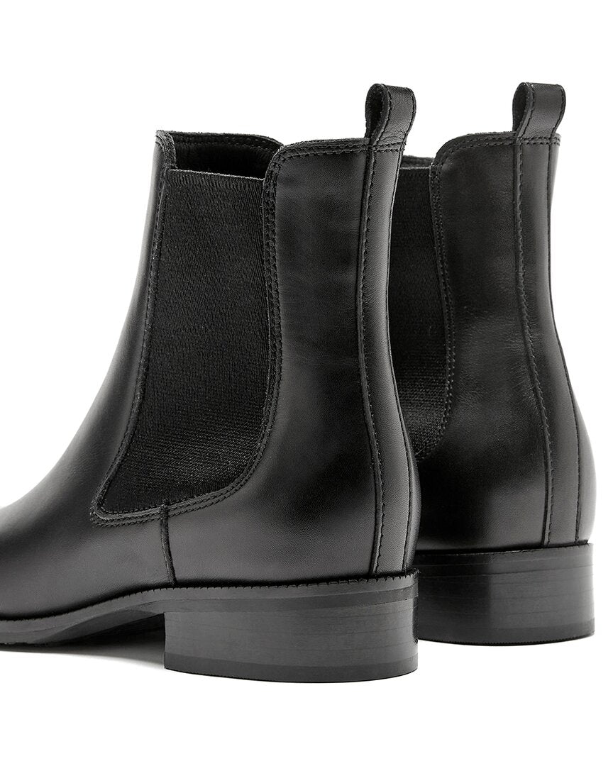 smile leather bootie