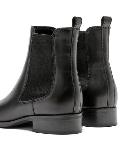 smile leather bootie