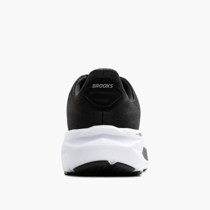 women's ghost 17 running shoes - wide in black/grey/white