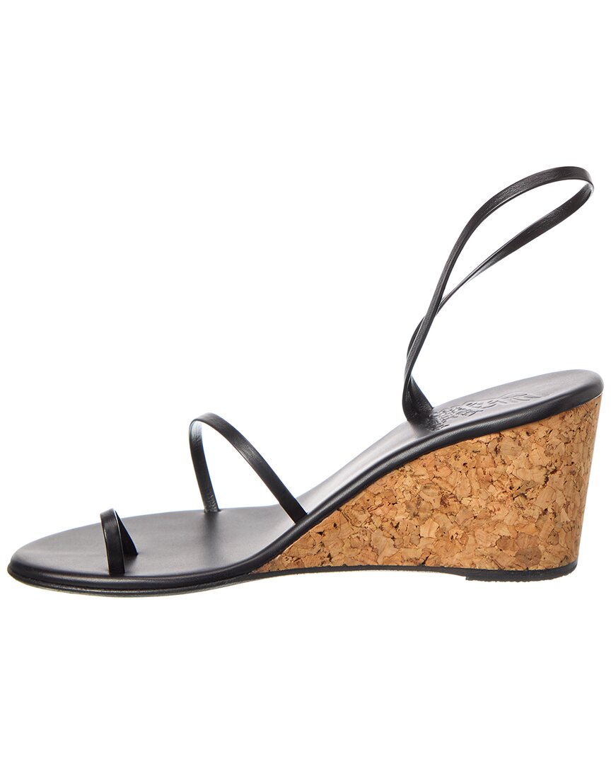 chora leather wedge