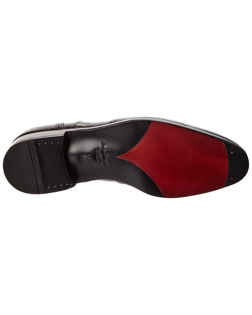 ferragamo leather dress shoe