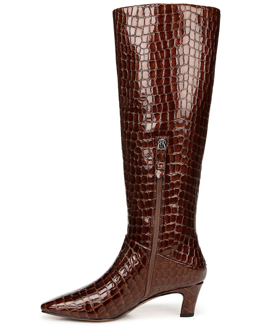 andria wide calf leather boot