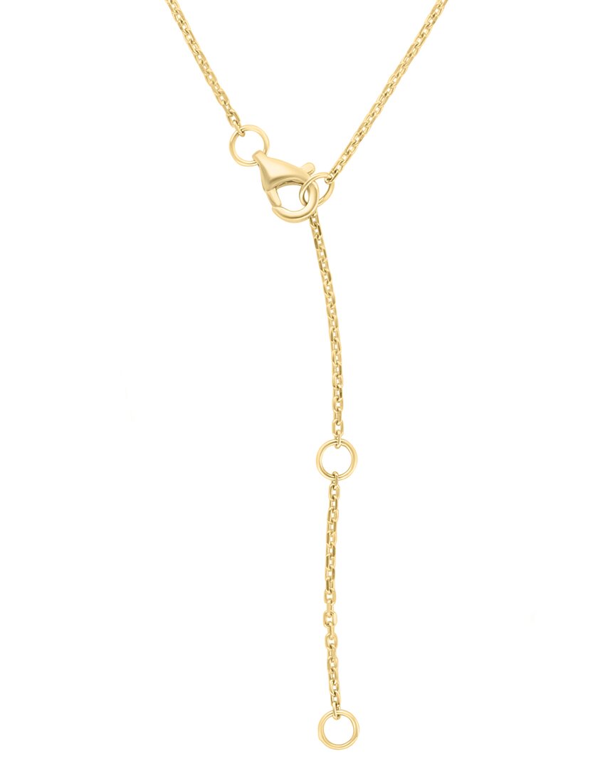 14k 0.08 ct. tw. diamond necklace