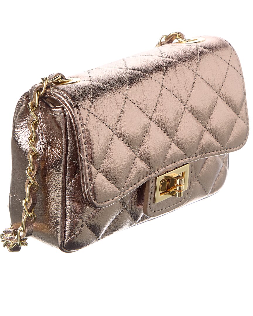 jennie metallic quilted leather crossbody
