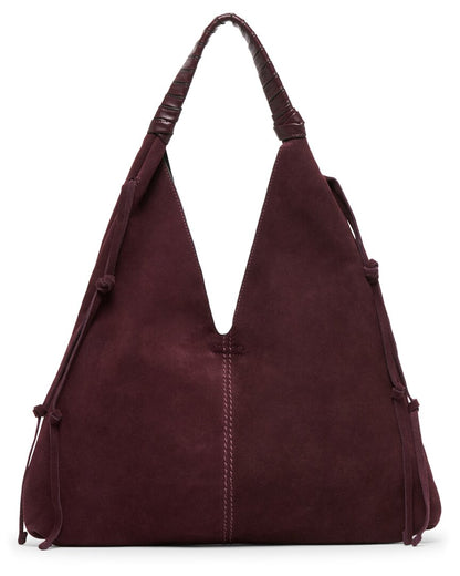 merrick suede hobo bag