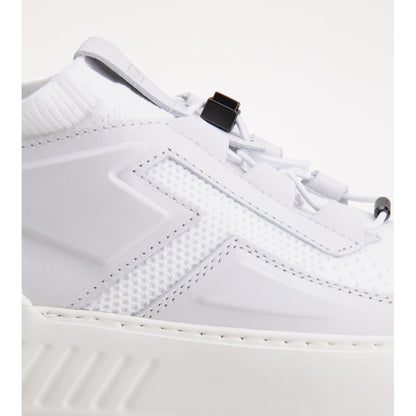 no_code x in leather and technical fabric
