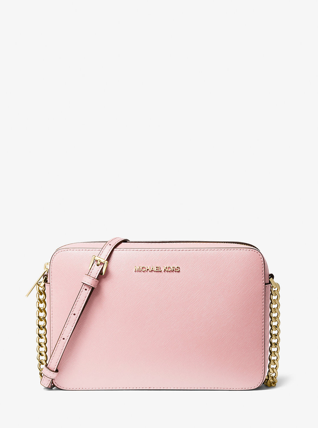 jet set large saffiano leather crossbody bag