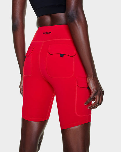 serina women's cargo biker shorts