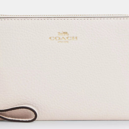 corner zip wristlet