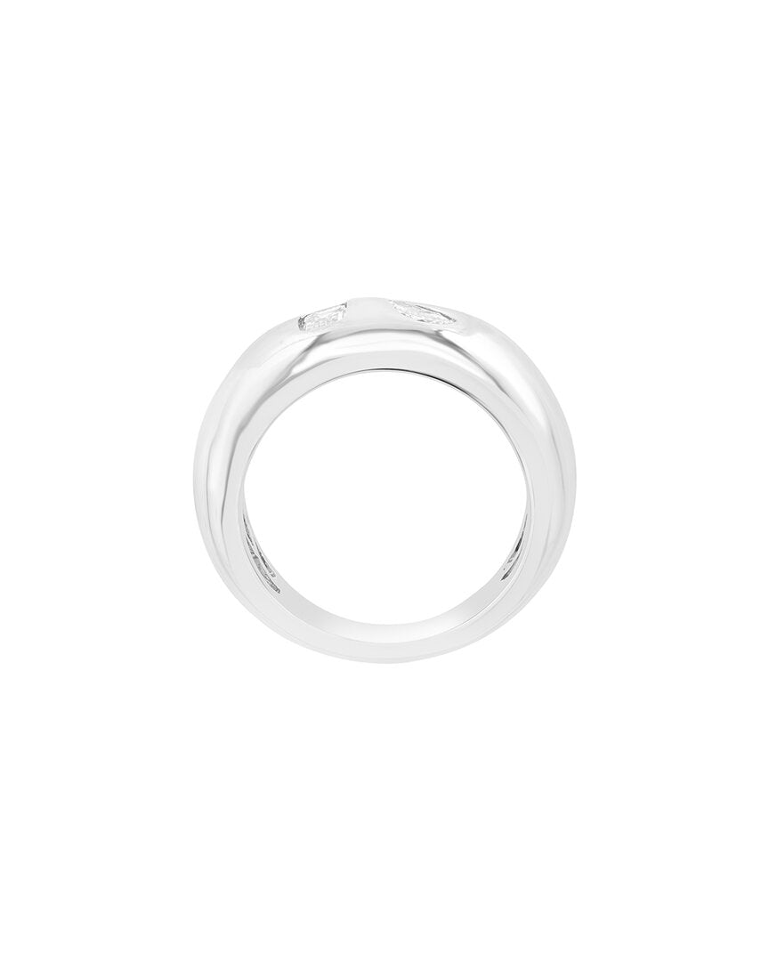 silver 1.00 ct. tw. lab-grown diamond ring