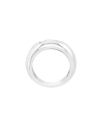 silver 1.00 ct. tw. lab-grown diamond ring