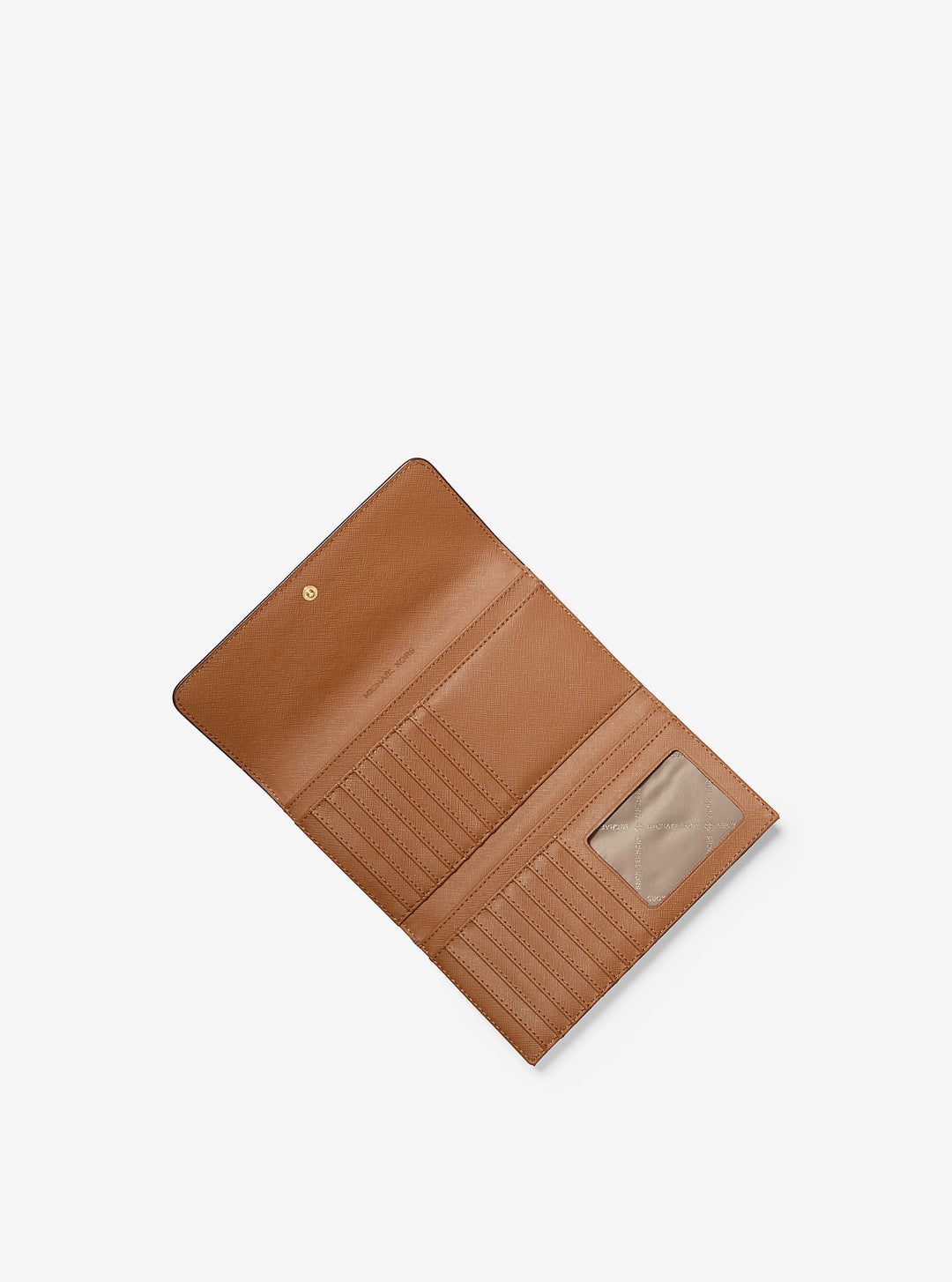 jet set travel crossgrain leather tri-fold wallet