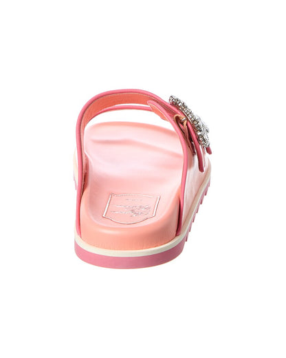 viv strass buckle slide