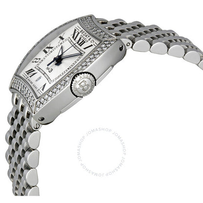 ساعة بيدات رقم 3 للسيدات من الفولاذ الماسي