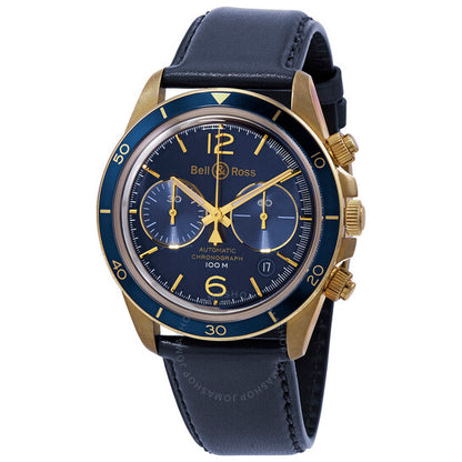 Bell And Ross, Aeronavale Chronograph Automatic Blue Dial Men's Watch