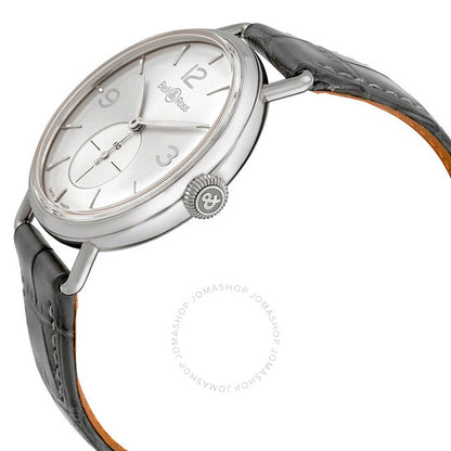 Bell And Ross, Argentium WW1 Hand Wound Men's Watch BRWW1-ME-AG-SI-SC