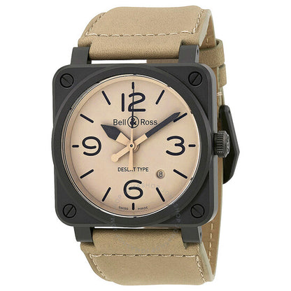 Bell And Ross, Aviation Automatic Beige Dial Men's Watch