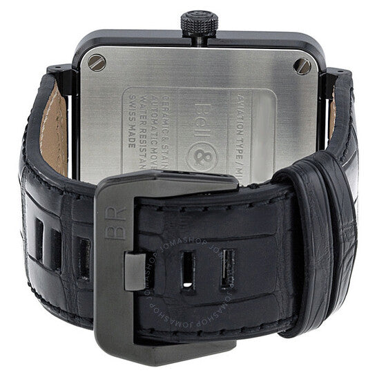 Bell And Ross, Aviation Automatic Black Dial Men's Watch BR0192-BL-CER-SCR