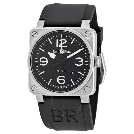 Bell And Ross, Aviation Automatic Black Dial Men's Watch