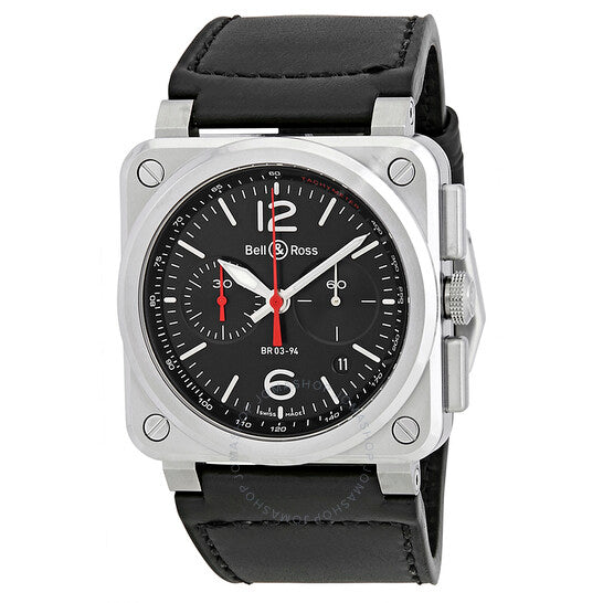 Bell And Ross, Aviation Automatic Chronograph Men's Watch BR0394-BLC-ST-SCA