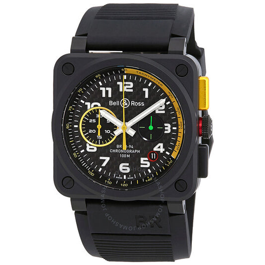Bell And Ross, Aviation Black Carbon Fiber Dial Men's Limited Edition Watch