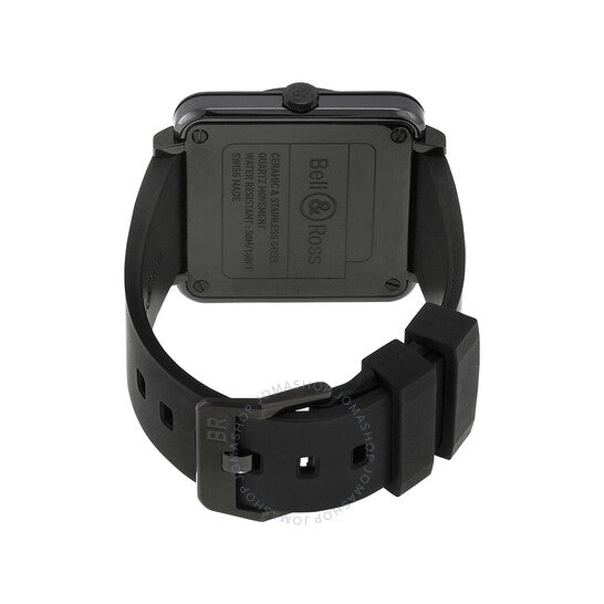 ساعة بيل آند روس للطيران من السيراميك الأسود BRS-BL-CER-SRB