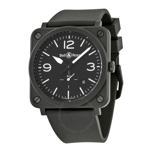 Bell And Ross, Aviation Black Dial Men's Watch BLR