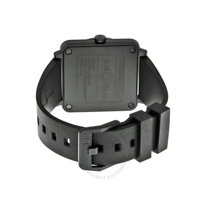 ساعة بيل آند روس للرجال، طراز Aviation، بمينا أسود، BLR