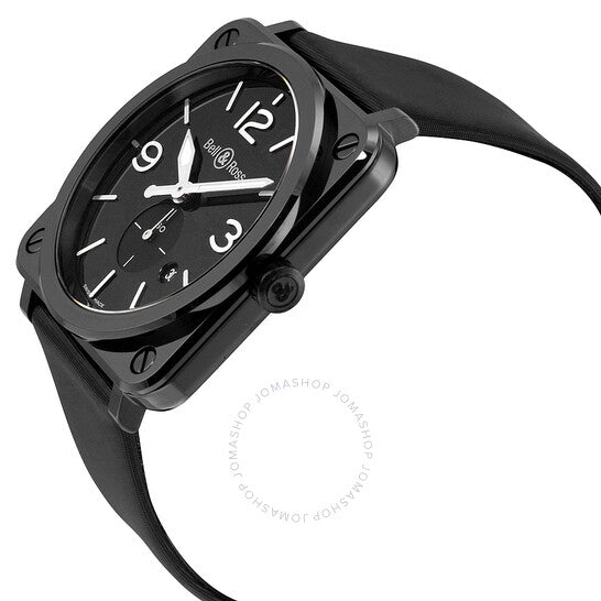 ساعة بيل آند روس للرجال، طراز الطيران، بمينا أسود