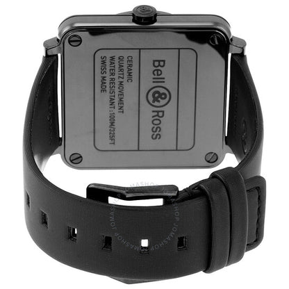 ساعة بيل آند روس للرجال، طراز الطيران، بمينا أسود