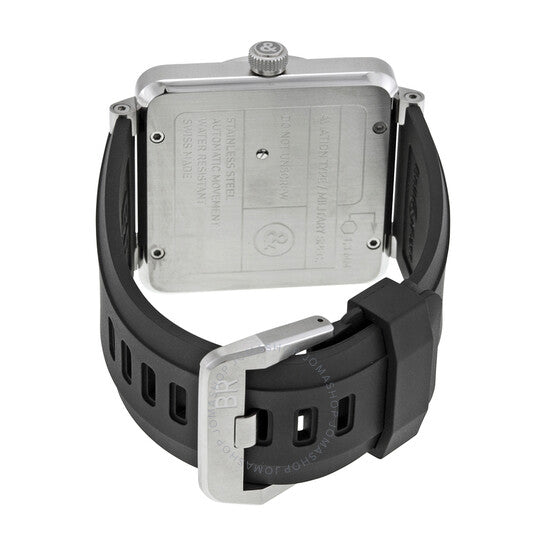 ساعة بيل آند روس الأوتوماتيكية للطيران مقاس 46 مم للرجال BR01-92-STEEL