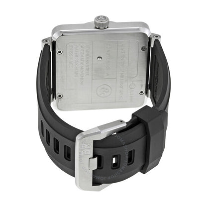 ساعة بيل آند روس الأوتوماتيكية للطيران مقاس 46 مم للرجال BR01-92-STEEL