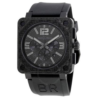 ساعة بيل آند روس، ساعة رجالية من طراز Aviation Black Phantom Dial