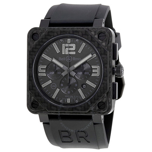 ساعة بيل آند روس، ساعة رجالية من طراز Aviation Black Phantom Dial