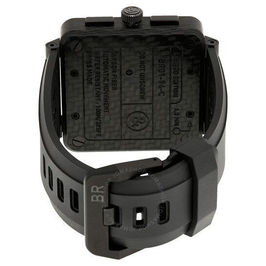 ساعة بيل آند روس، ساعة رجالية من طراز Aviation Black Phantom Dial