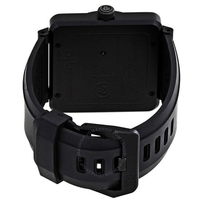 ساعة بيل آند روس الأوتوماتيكية للرجال، طراز BR01-92-كربون، من مجموعة الطيران