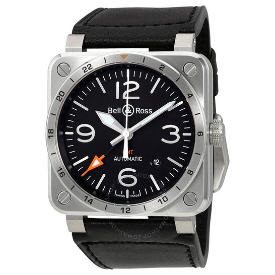 ساعة بيل آند روس للطيران جي إم تي أوتوماتيك للرجال