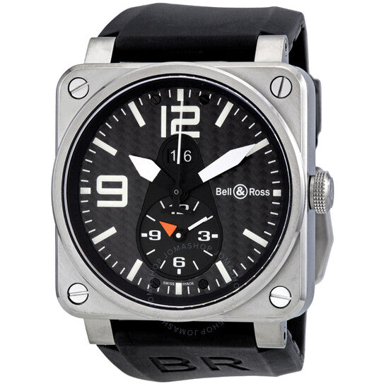 Bell And Ross, Aviation GMT Carbon Fiber Dial Men's Watch BR0351-GMT